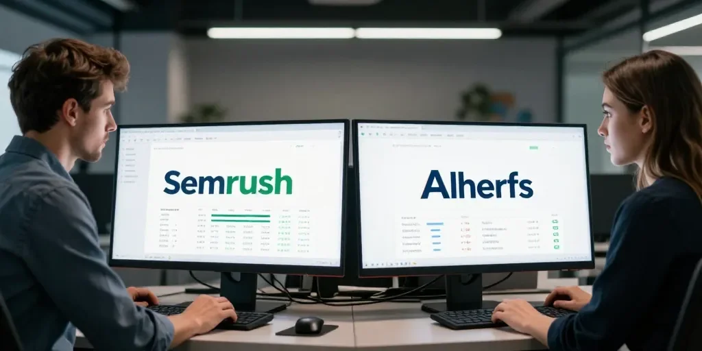 Semrush vs Ahrefs : arrêtez de comparer, commencez par choisir votre combat